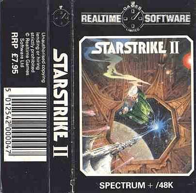 Starstrike II box art for ZX Spectrum